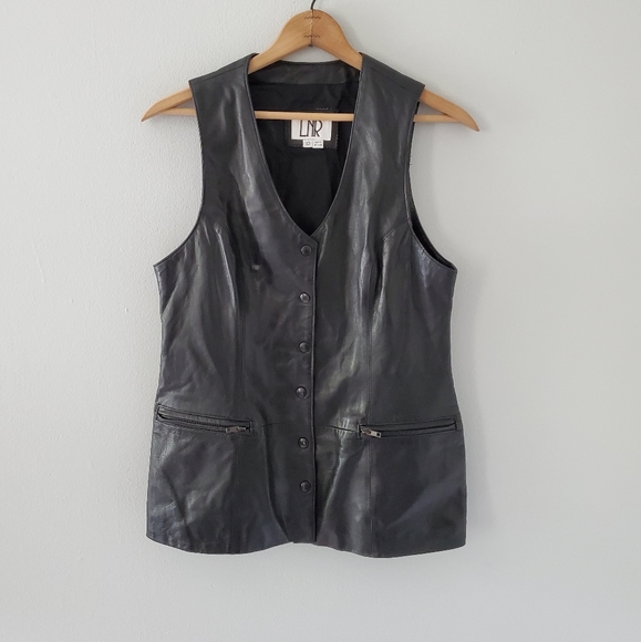 LNR Jackets & Blazers - LNR Vintage Genuine Leather Vest